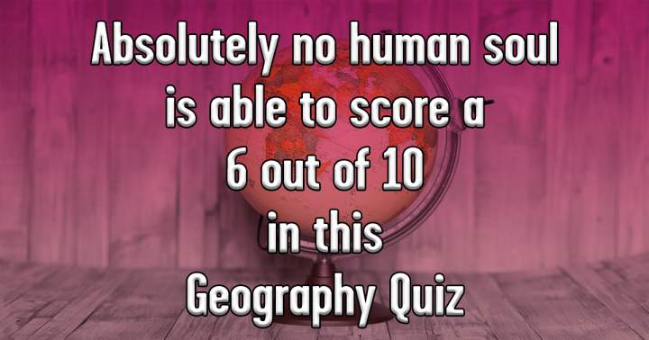 Challenging Geography Quiz