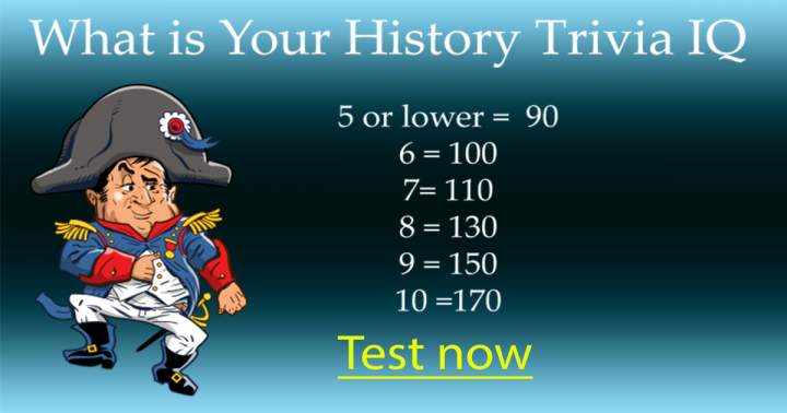 What is your level of knowledge in History Trivia?