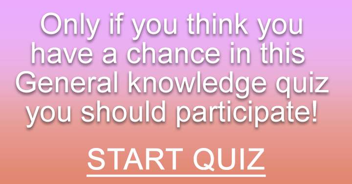 Broad Knowledge Quiz