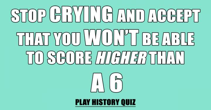 Historical Facts Quiz