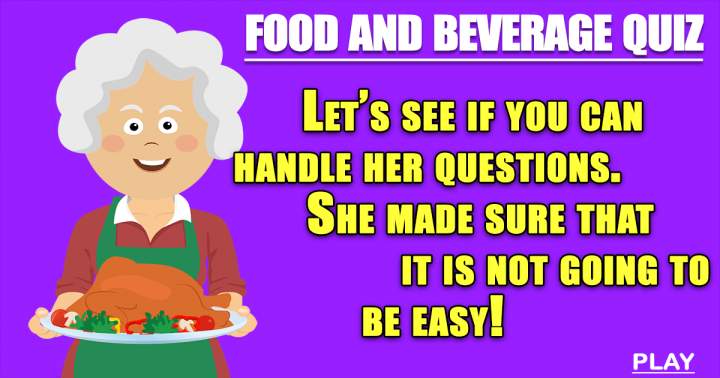 Food and Beverage Quiz